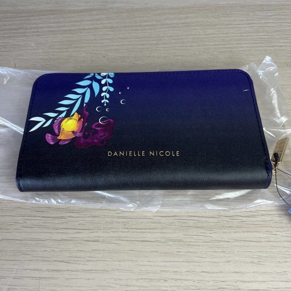 Danielle Nicole Disney Ariel The Little Mermaid Under the Sea Zip-Around Wallet - Picture 2 of 2